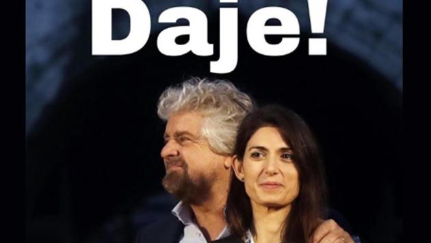 Grillo lancia la ricandidatura della Raggi