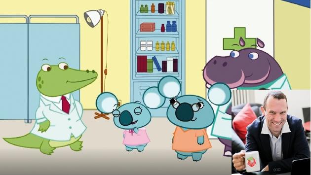 Il creativo Michele Ampollini, «papà» di Croco Doc: «Dopo il successo in Spagna, il mio coccodrillo pediatra sbarca in Italia»