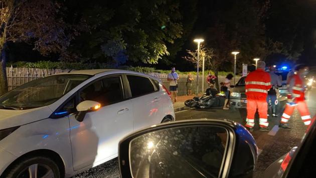 Incidente in serata in via Mantova