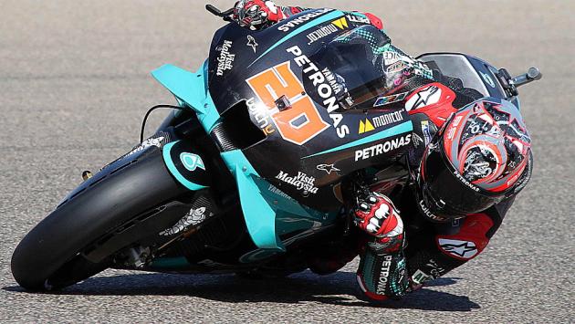 Aragon: pole a Quartararo davanti a Viñales