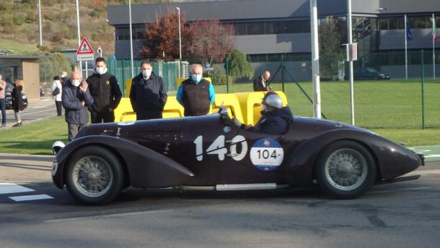 Dallara accoglie la Mille Miglia: «Un omaggio alla storia dell'auto»