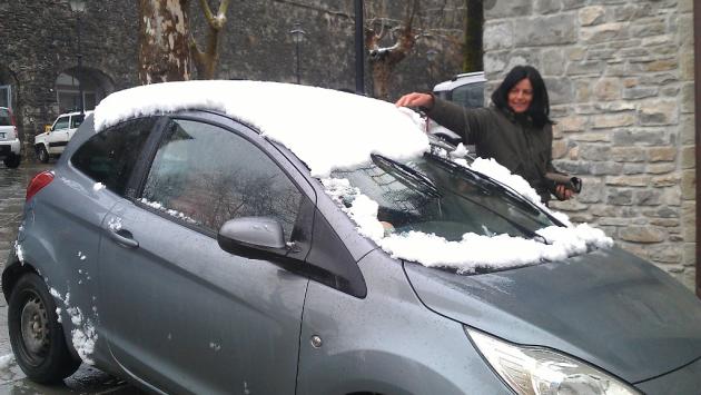 Puntualissima, ecco la neve di primavera