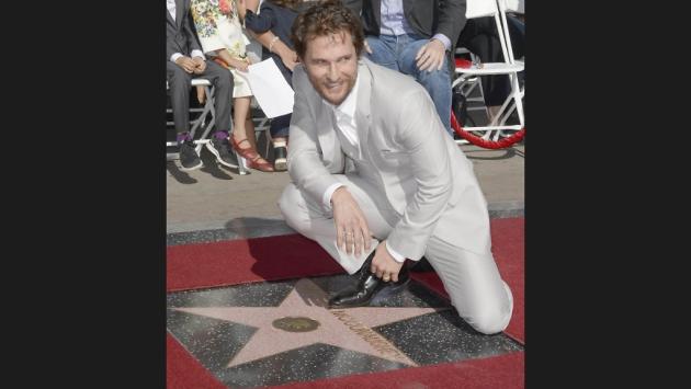  McConaughey, stella sulla walk of fame