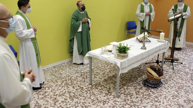 Messa del vescovo alla Caritas