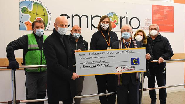 Dalle cene benefiche di “Settembre Gastronomico” 15.000 euro per Emporio Solidale Parma