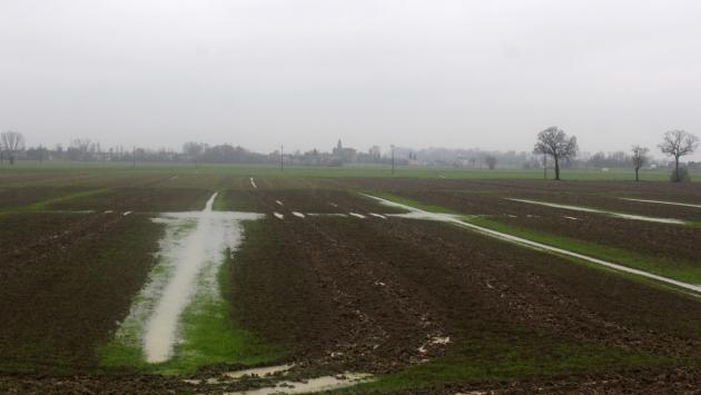 Anche la  Bassa flagellata dalle piogge 