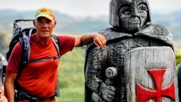 Il collecchiese Massimo Ghirardi, la Via Francigena tutta d'un fiato