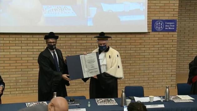 Consegnata la laurea honoris causa a Montali