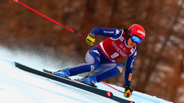 Brignone terza nel SuperG della Val d'Isere