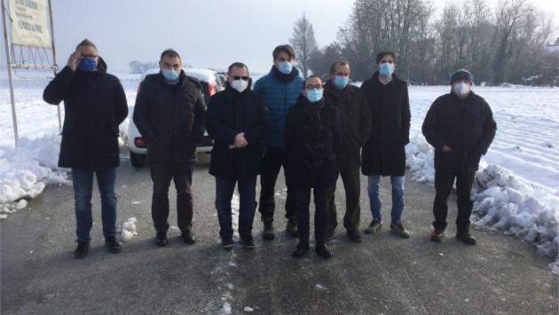 Sopralluogo al ponte Verdi di Ragazzola