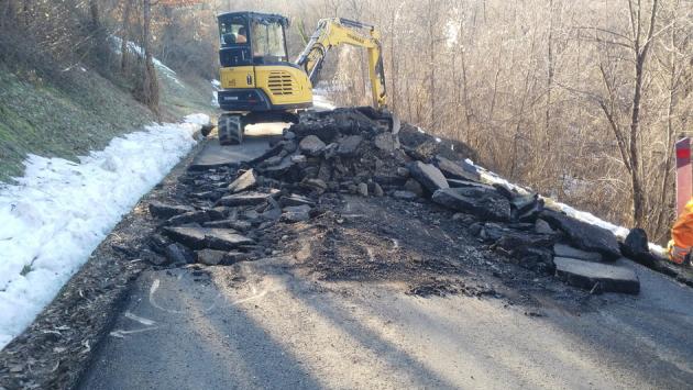 Albareto: tre strade ancora chiuse al traffico causa frane