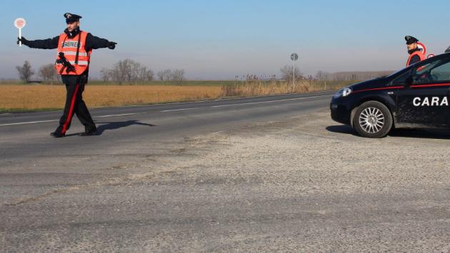 Inseguimento a folle velocità sulla provinciale