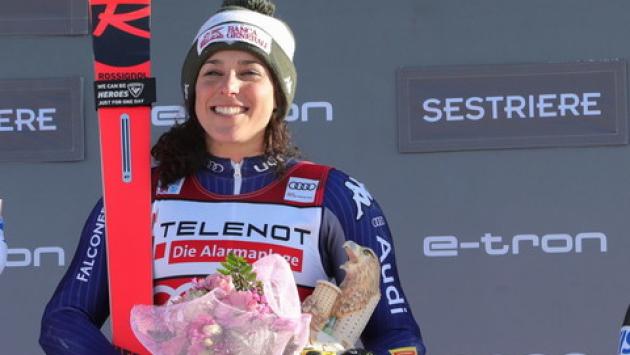 Brignone vince il Super G, Curtoni quarta