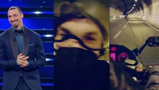 Il motociclista che ha portato Ibra a Sanremo: "Voleva guidare, gli ho detto di no"