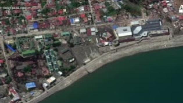 Tsunami, il prima e il dopo visti dal satellite
