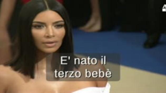 Fiocco rosa per Kim Kardashian e Kanye West