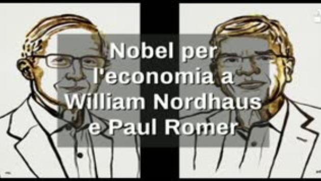 Nobel per l'economia a Nordhaus e Romer