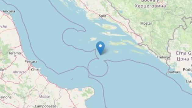 Terremoto due scosse nel mare Adriatico 5.6 e 4.1 : avvertite fra Marche, Abruzzo, Molise, Puglia e Basilicata