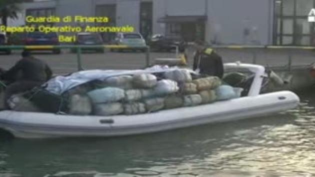 Maxi sequestro di marijuana per 15mln euro