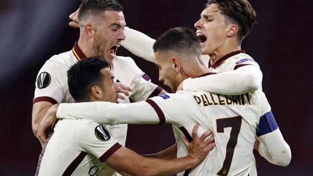 Europa League, la Roma batte l'Ajax  in Olanda (2-1)