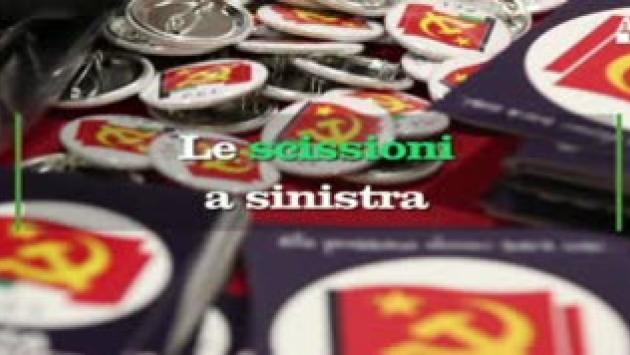 Dal Pci a Sel, la storia delle scissioni