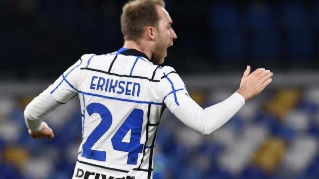 Inter indenne a Napoli: Eriksen sigla  il pari