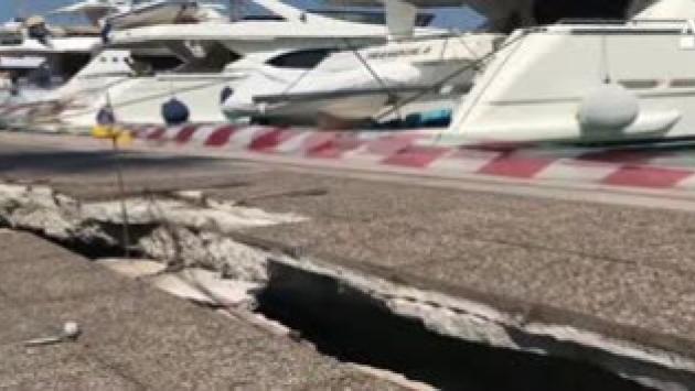 Sisma a Kos, la faglia lungo il pontile