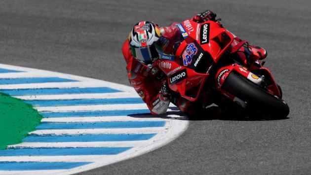 Doppietta Ducati a Jerez. Miller, Bagnaia e Morbidelli sul podio