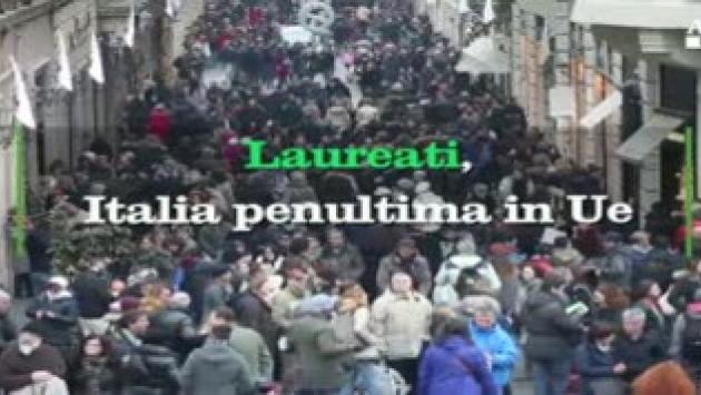 Laureati: l'Italia è penultima in Europa 