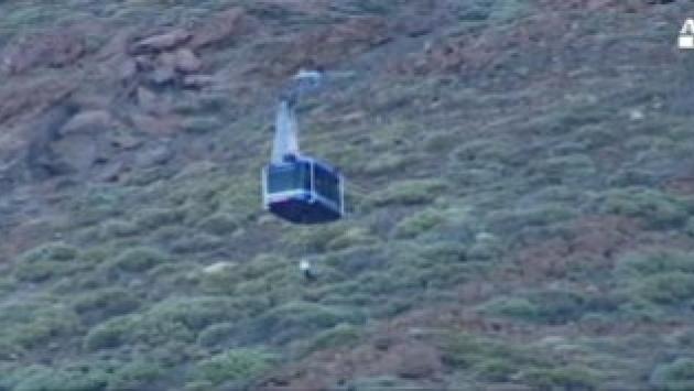 Funivia si ferma: paura per 111 turisti sospesi a 3mila metri