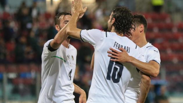 L'Italia batte San Marino 7-0 a Cagliari 