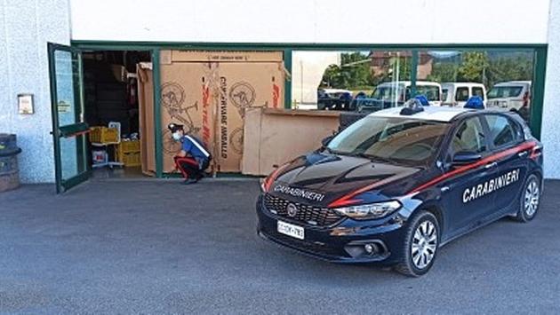 Traversetolo, auto rubata come ariete: sparite sei bici elettriche. Ma va a monte il bis in un altro negozio