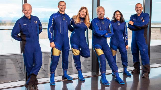 Decollata la navicella spaziale  Spaceflight Unity  con a bordo Branson 