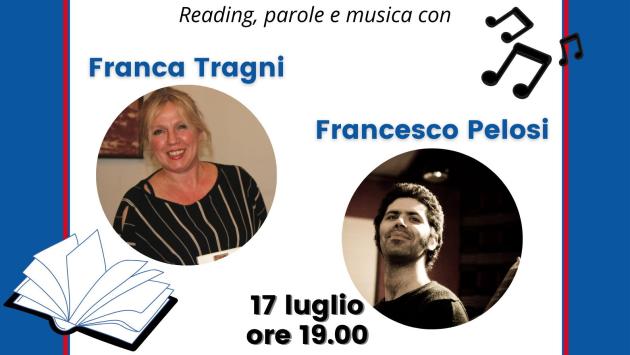 A Lostello Franca Tragni e Francesco Pelosi: reading e musica perchè "Nessun uomo è un'isola"
