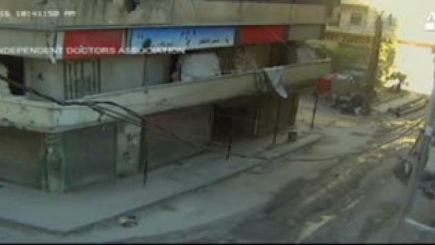 Bombe su Aleppo, l'esplosione in diretta