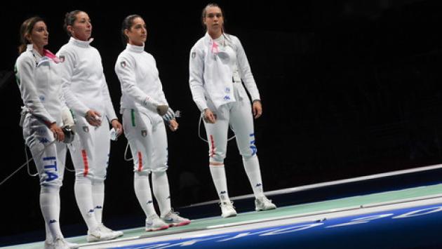 Bronzo per l'Italscherma nella spada a squadre donne