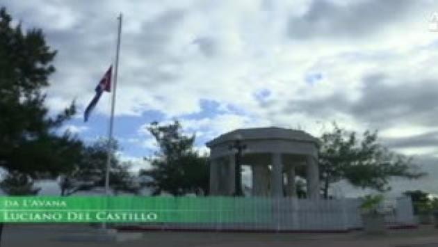 L'Avana triste ricorda Fidel al presente