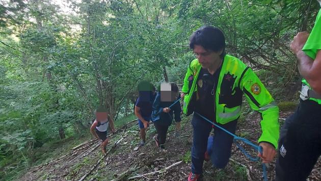 Bedonia, il Soccorso alpino salva due escursionisti che si erano persi