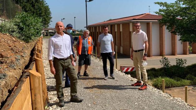 Sala Baganza, in dirittura d'arrivo la pista ciclopedonale tra via Roma e via Delle Barricate