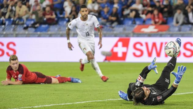 Jorginho si fa parare un rigore: Italia-Svizzera finisce 0-0