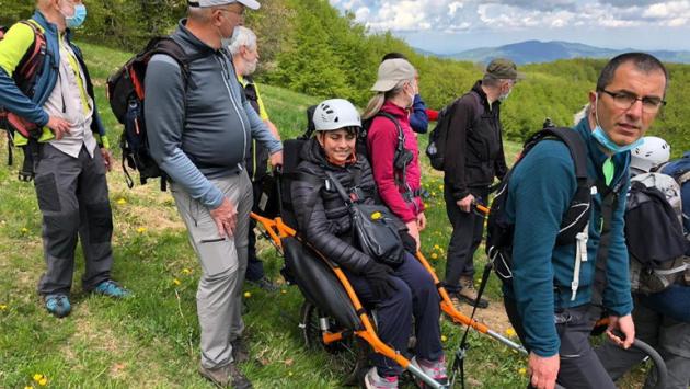 Una montagna per tutti:  a Schia c'è «A ruota libera»