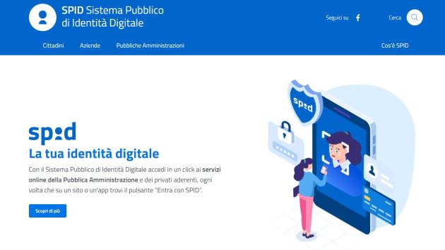 Dal 1° ottobre accesso ai servizi della Pubblica amministrazione esclusivamente con SPID