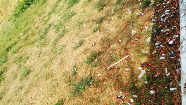 Viale Mariotti, "manca il bidone rosso". E anche la civiltà