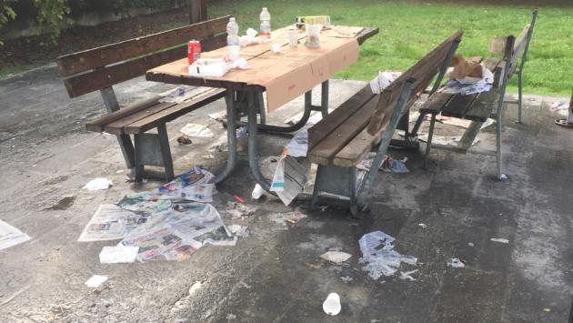 Parco del Naviglio, pranzo o cena non cambia. Resta l'inciviltà 