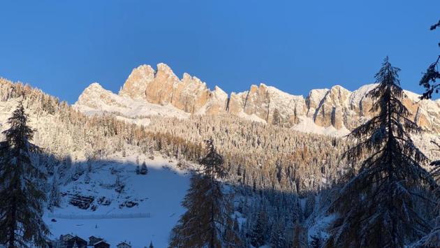 Torna la neve sulle Dolomiti: 50 centimetri sopra Cortina d'Ampezzo
