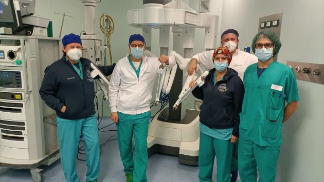  Tumore del pancreas, eseguito con  il robot un complesso intervento di chirurgia addominale
