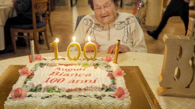 Bianca, 100 anni d'allegria e di fede crociata