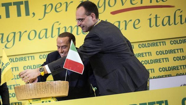 Il parmigiano "entra" in campagna elettorale: patto FI-Coldiretti
