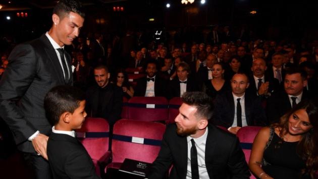 Il figlio di Ronaldo ha un idolo: Leo Messi