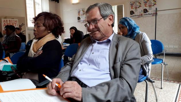 Anche l'assessore al corso per badanti